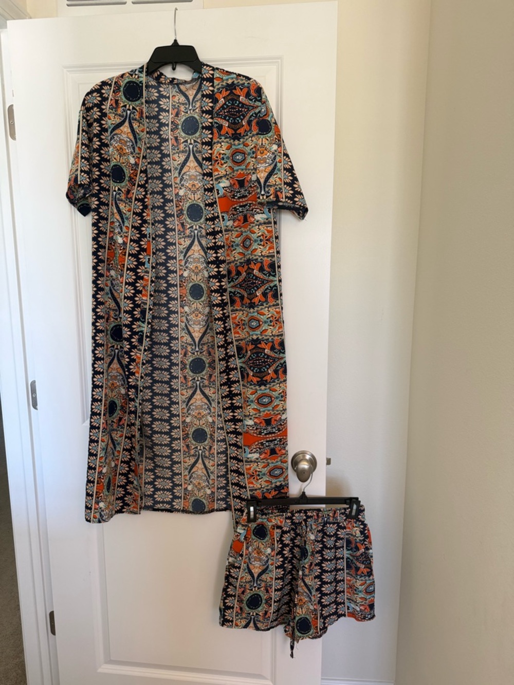 SHEIN Multi-Color Printed Two-Piece Set
